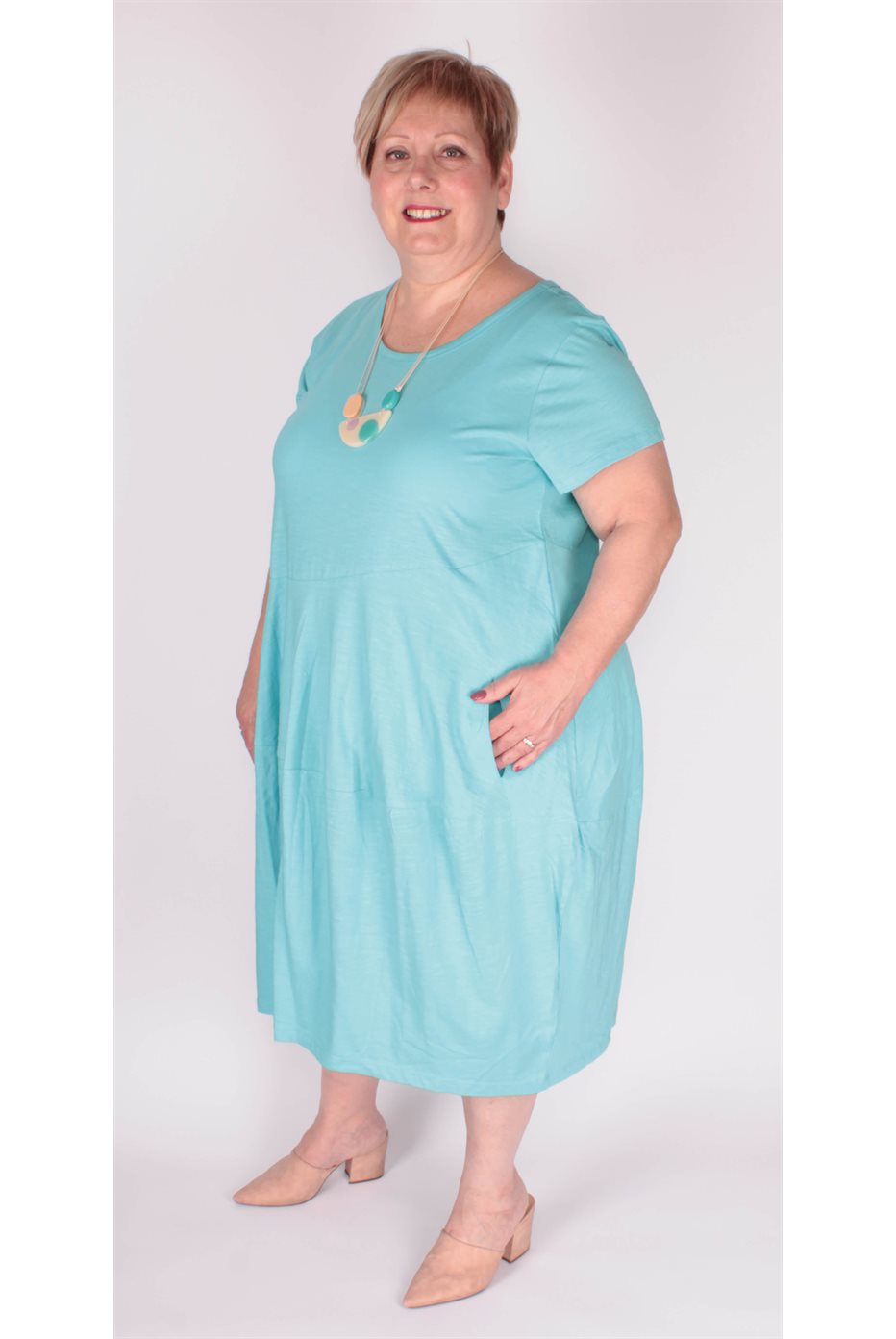 Bubble Dress Turquoise